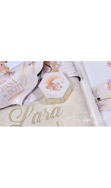 Trusou botez cu iarba pampass ursuleti si stele Pampas Bear 19